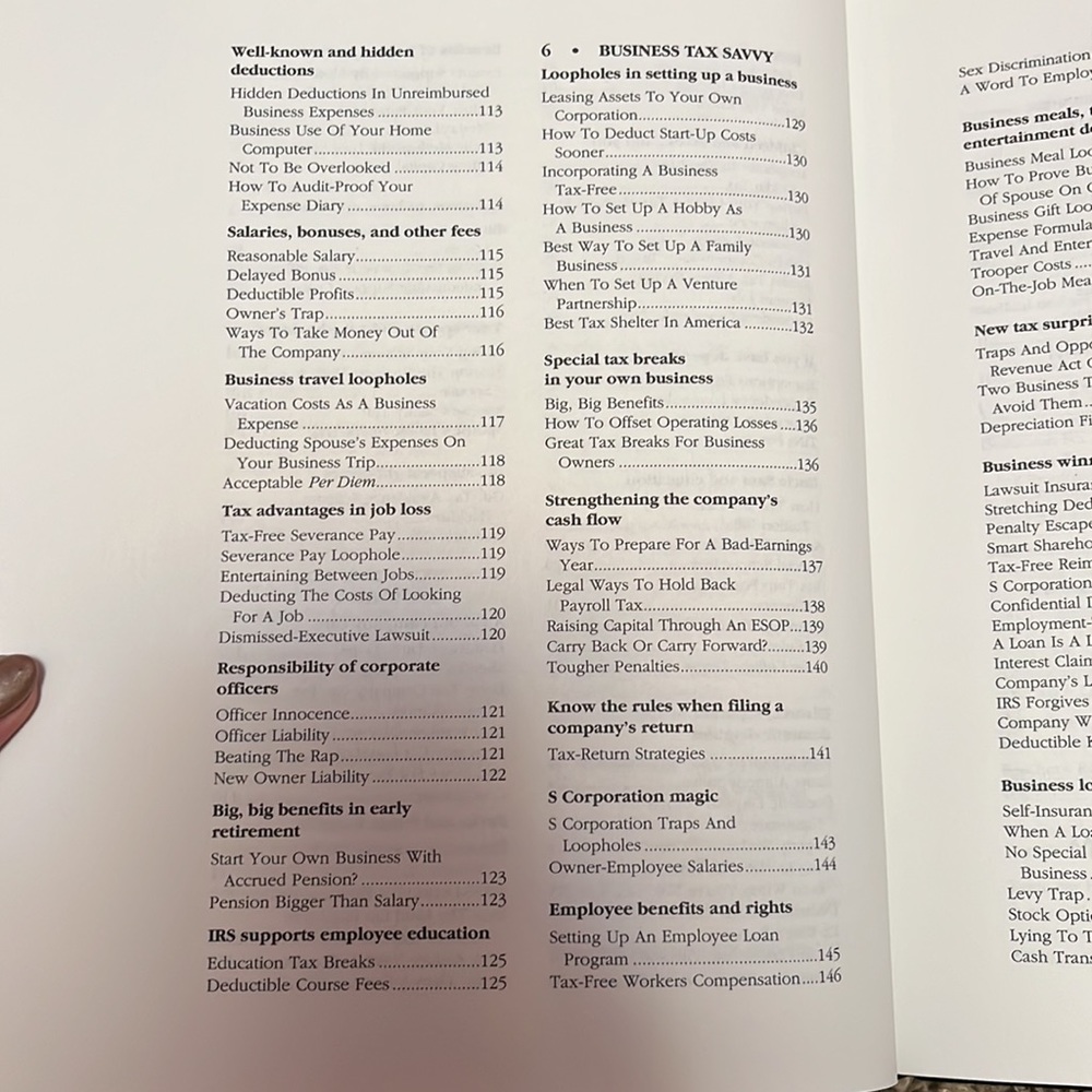TAX LOOPHOLES BOOK - Picture 12 of 16